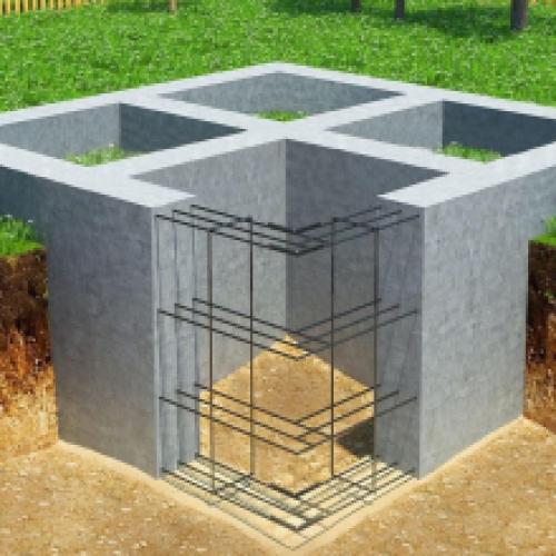 Калькулятор фундамента ленточного для дома из бруса. Расчет арматуры для фундамента 01