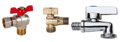 Установка крана для стиральной машины. Разновидности кранов