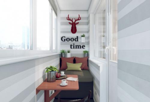 Чем обшить холодный балкон внутри. Отделка балкона внутри: виды материалов, фото дизайна, обзор лучших идей для внутренней отделки