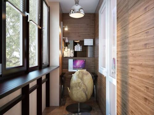 Чем обшить холодный балкон внутри. Отделка балкона внутри: виды материалов, фото дизайна, обзор лучших идей для внутренней отделки