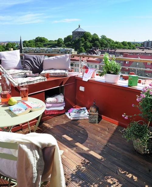 Как наполнить открытый балкон красотой и уютом. Открытый балкон 2023: ТОП-80 идей дизайна с фото 03