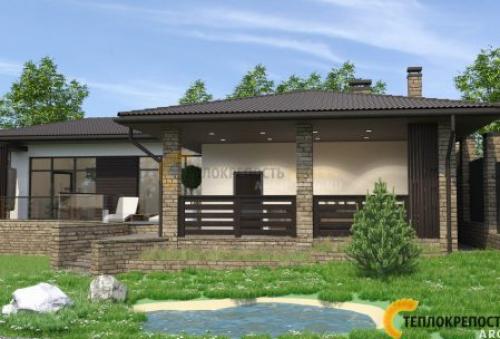 Проект бани с бассейном и тренажерным залом. Проект банного комплекса на склоне: в компоновке с тренажерной и спа, п. Старопышминск