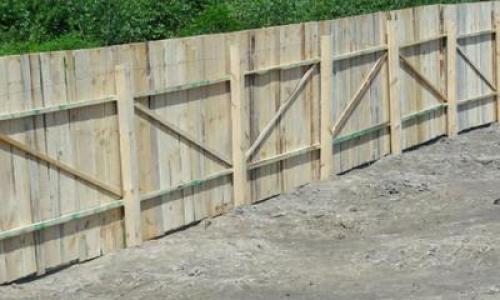 Как выбрать оптимальное место для установки временного забора. Что это такое?