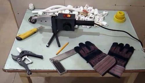 Пайка полипропиленовых труб 20 мм. Паяльник для полипропилена и другие инструменты