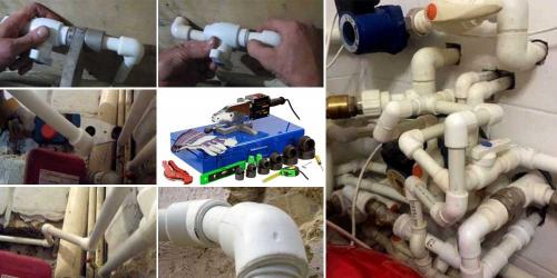 Как паять полипропиленовые трубы на весу. Паяем полипропиленовые трубы в труднодоступных местах