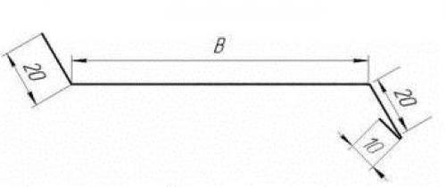 Отливная планка для цоколя. Материал для отлива