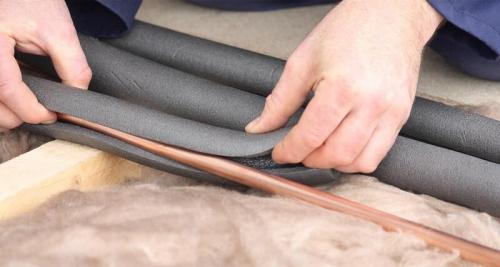 Теплоизоляция труб из вспененного полиэтилена. Области применения утеплителей вспененного полиэтилена