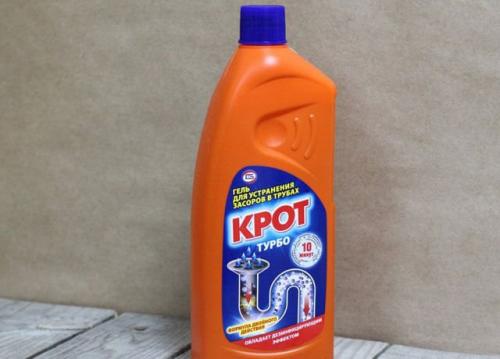 Крот для труб в гранулах инструкция. Чистящее средство Крот для сантехнических труб