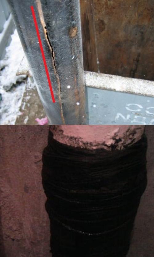 Ремонт чугунной канализации своими руками. Чем заделать трещину в чугунной канализационной трубе — способы и материалы