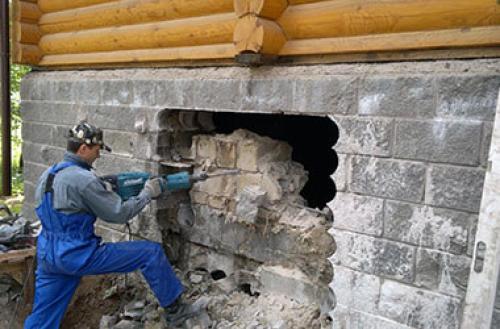 Демонтаж перегородки из пеноблоков. Когда необходимо демонтировать? 10