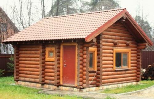 Планировка бани 6 на 4 с туалетом. Материал для возведения бани