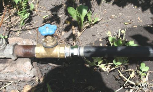 Как соединить полипропиленовую трубу со шлангом. Как подключить садовый шланг к металлической трубе
