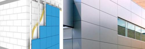 Этапы монтажа вентилируемых фасадов. Технология отделки фасада 09