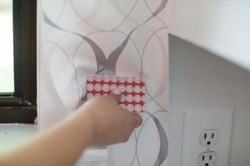 Что можно сделать вместо фартука на кухню. Чем можно заменить фартук на кухне? 14