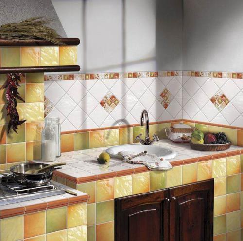 Что можно сделать вместо фартука на кухню. Чем можно заменить фартук на кухне? 21