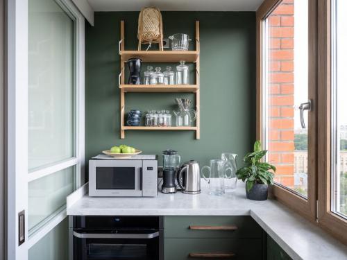 Как покрасить кухонный фартук из мдф. Плюсы и минусы моющейся краски