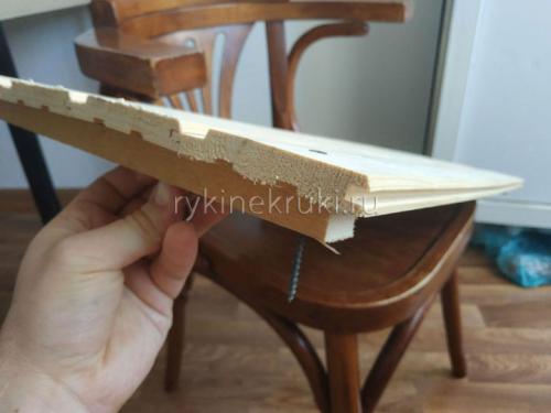 Деревянный фартук на кухне. Кухонный фартук из дерева своими руками