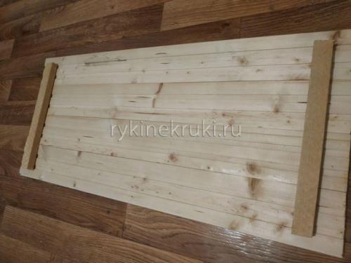 Деревянный фартук на кухне. Кухонный фартук из дерева своими руками