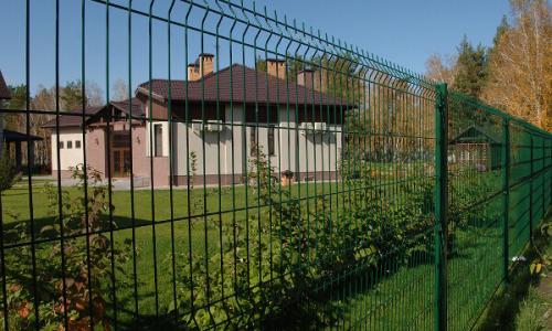 Секционный забор из 3D сетки. Секционный забор из сетки ГИТТЕР 3D (комплектация БЕСТ ОПТИМА) высот. 7м 02 Секционный забор из 3D сетки. Секционный забор из сетки ГИТТЕР 3D (комплектация БЕСТ ОПТИМА) высот. 7м 02