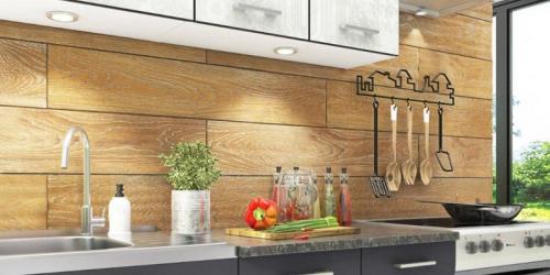 Как крепить фартук на кухне на обои. Способы самостоятельной установки кухонного фартука