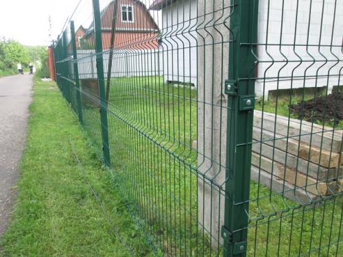 Забор для дачи своими руками. Металлические сетки