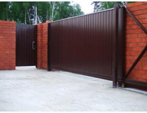 Забор из профнастила своими руками без сварки. Расчет необходимого количества материалов