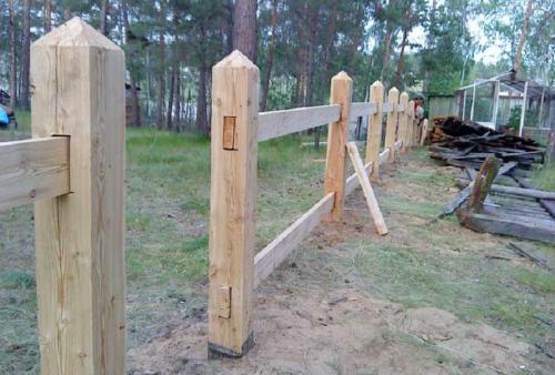 Забор из горбыля своими руками. Подготовительные работы