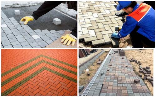 Укладка плитки в частном доме. Технология укладки тротуарной плитки
