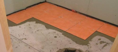 Клей для плитки на деревянный пол. Сухая стяжка по деревянному полу под керамическую плитку