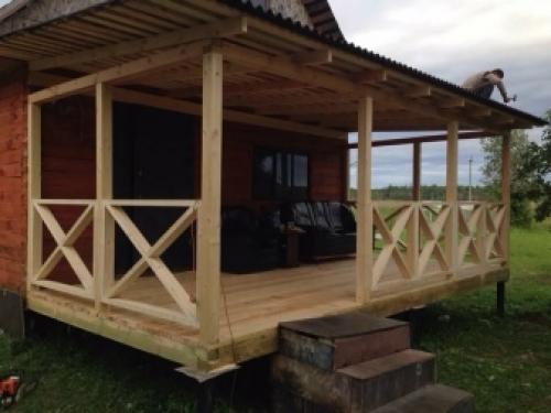 Пристройка к бане комнаты отдыха. Особенности 03