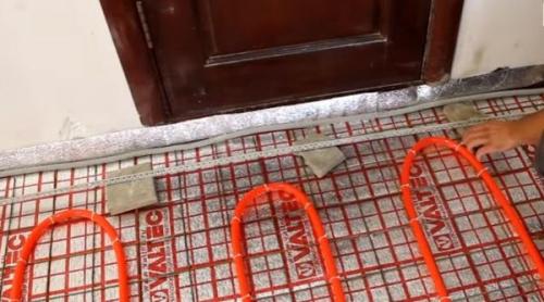 Монтаж электрического теплого пола под плитку. Устройство теплого пола под плитку