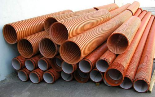 Гофра большого диаметра. Разновидности гофрированных труб