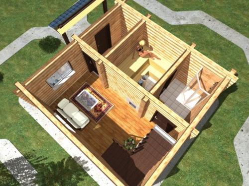 Баня маленькая проект. Проектирование и фундамент 09 Баня маленькая проект. Проектирование и фундамент 09