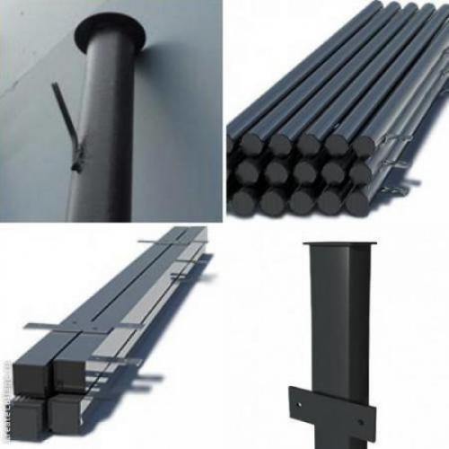 Заглушки на трубы для забора. Виды заглушек на столбы для забора