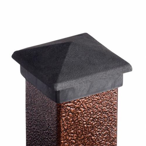 Заглушки на трубы для забора. Виды заглушек на столбы для забора