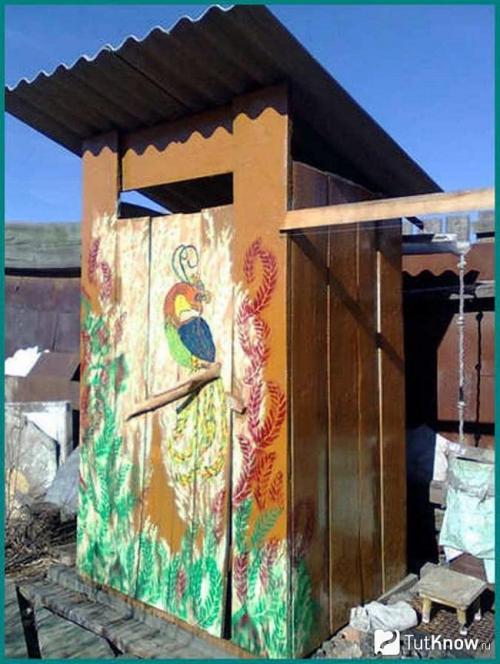 Как сделать деревенский туалет. Выбираем место расположения туалета 01