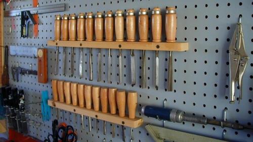 Как разместить инструменты в мастерской на стене. Принци. Все на виду