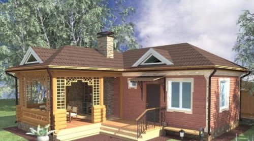 Проекты бань из кирпича с комнатой отдыха. Баня из кирпича: плюсы и минусы