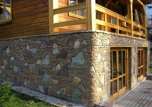 Отделка цоколя деревом. Отделка цоколя частного дома: 15 вариантов облицовки