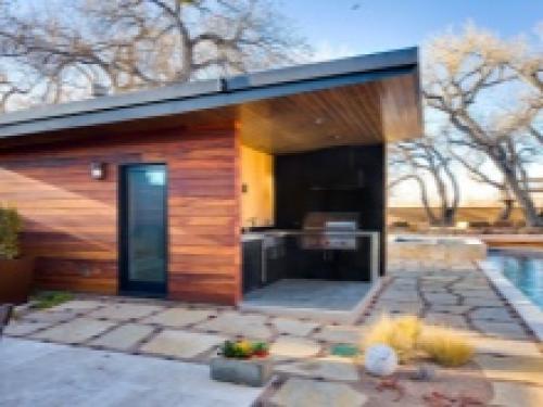 Проекты бань с комнатой отдыха. Типовые проекты одноэтажных бань 05