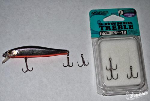 Как поменять тройник на воблере. #1 SerGuitar