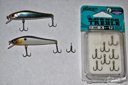 Как поменять тройник на воблере. #1 SerGuitar