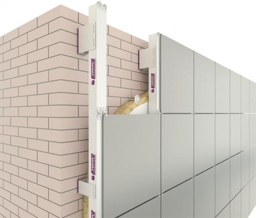 Вентилируемый фасад из керамогранита: подсистема для эффективной защиты 01