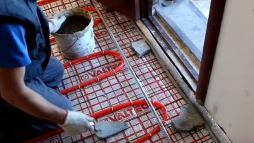 Теплый пол под плитку. Устройство теплого пола под плитку