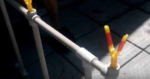 Подставка для удочек из полипропиленовых труб. Род-под для удилищ из пластиковых труб своими руками