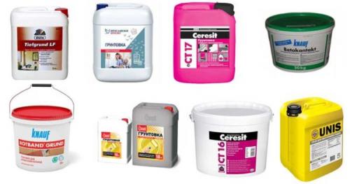 Грунтовка глубокого проникновения для стен под штукатурку. Виды грунтовок и их назначение
