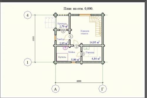 Проект бани с купелью. Как выбрать купель для бани? 13