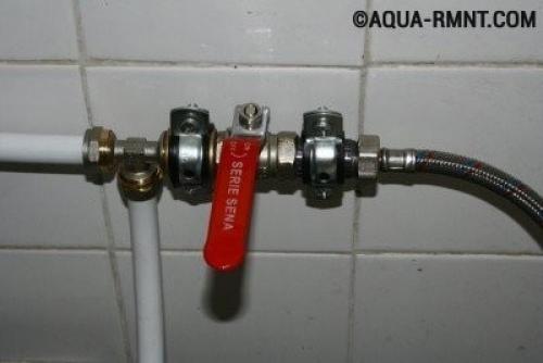 Кран на стиральную машинку в каком положении открыт. Как использовать проходной кран?