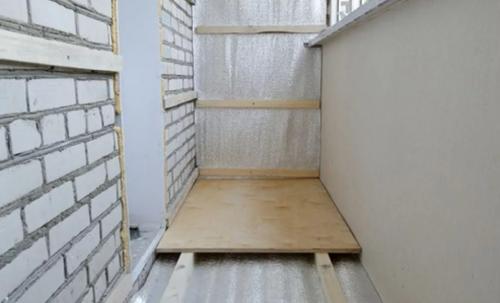 Как настелить пол на балконе своими руками. Как сделать пол на балконе своими руками