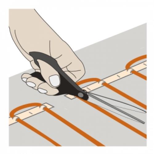 Можно ли резать кабель теплого пола. Что делать, если остается лишний греющий кабель, можно ли его укоротить или уложить теплый пол под ванну